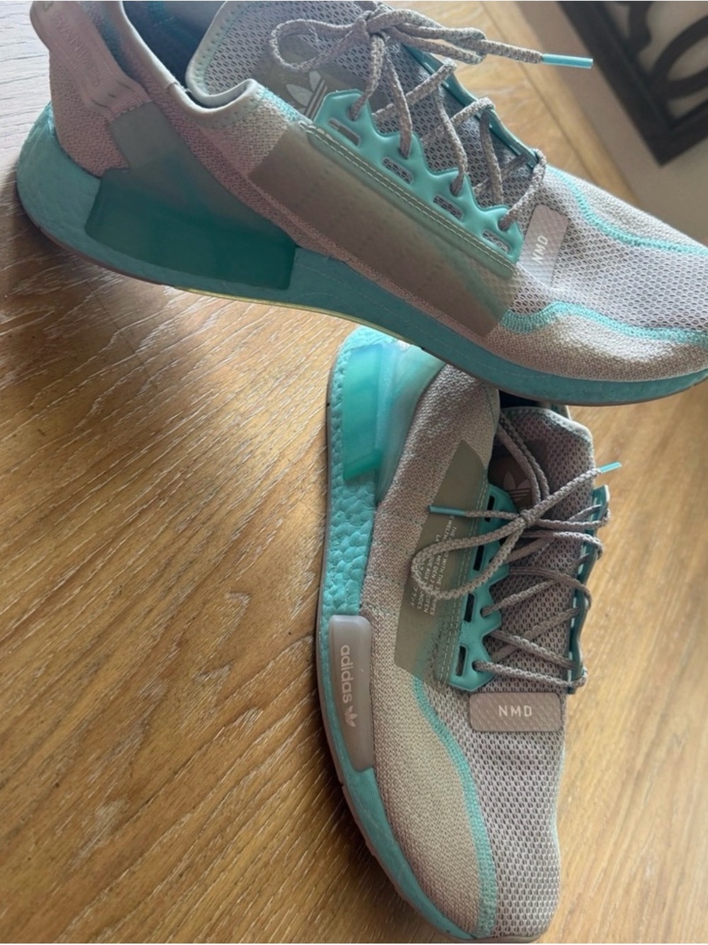 adidas Women's Sneakers in Teal and Gray
